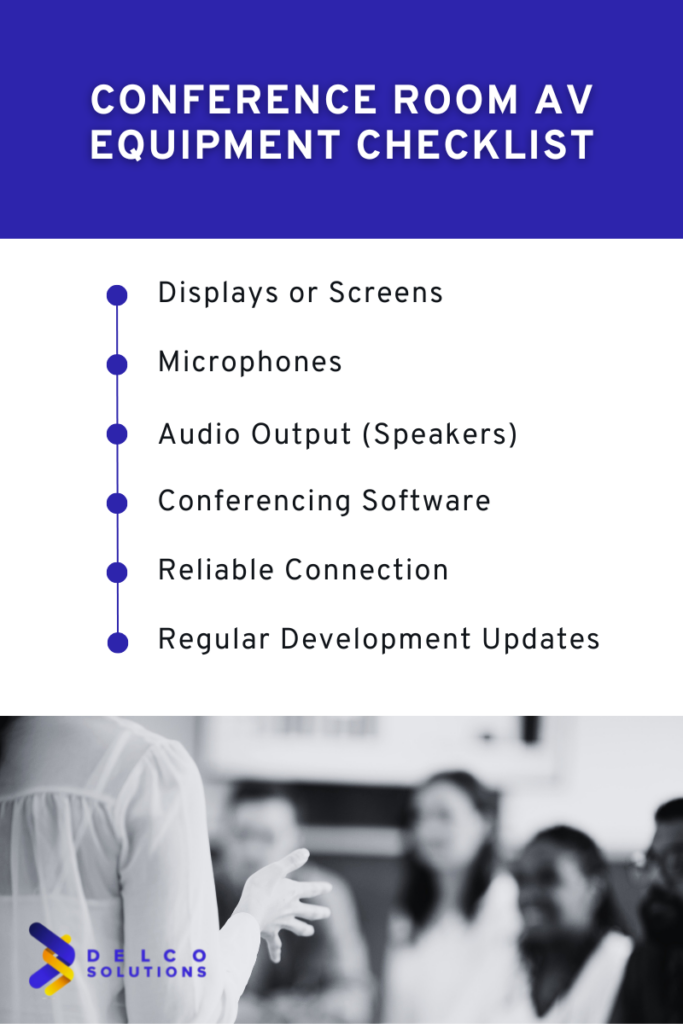 delco solutions philadelphia conference room audio visual equipment checklist