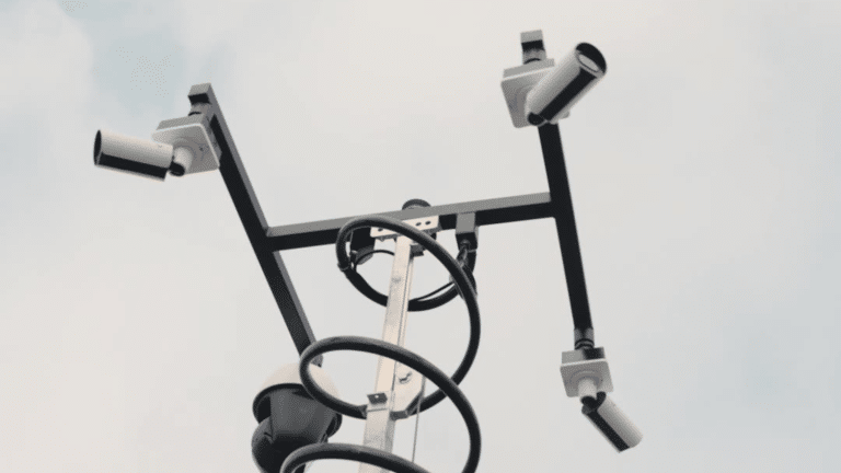 Parking lot security cameras