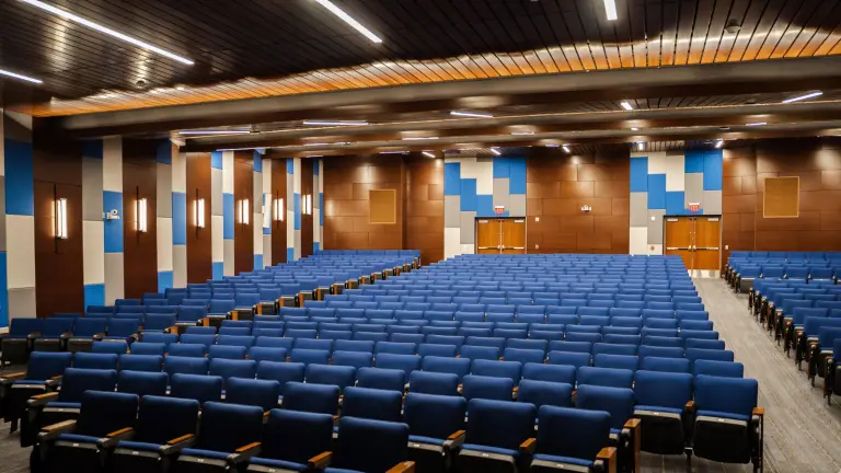 Auditorium AV setup